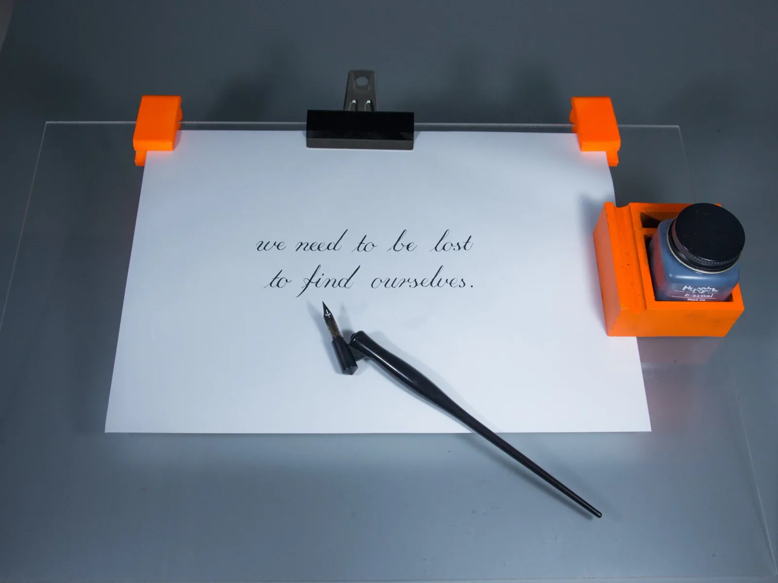 Experiment — hand lettering and craft
