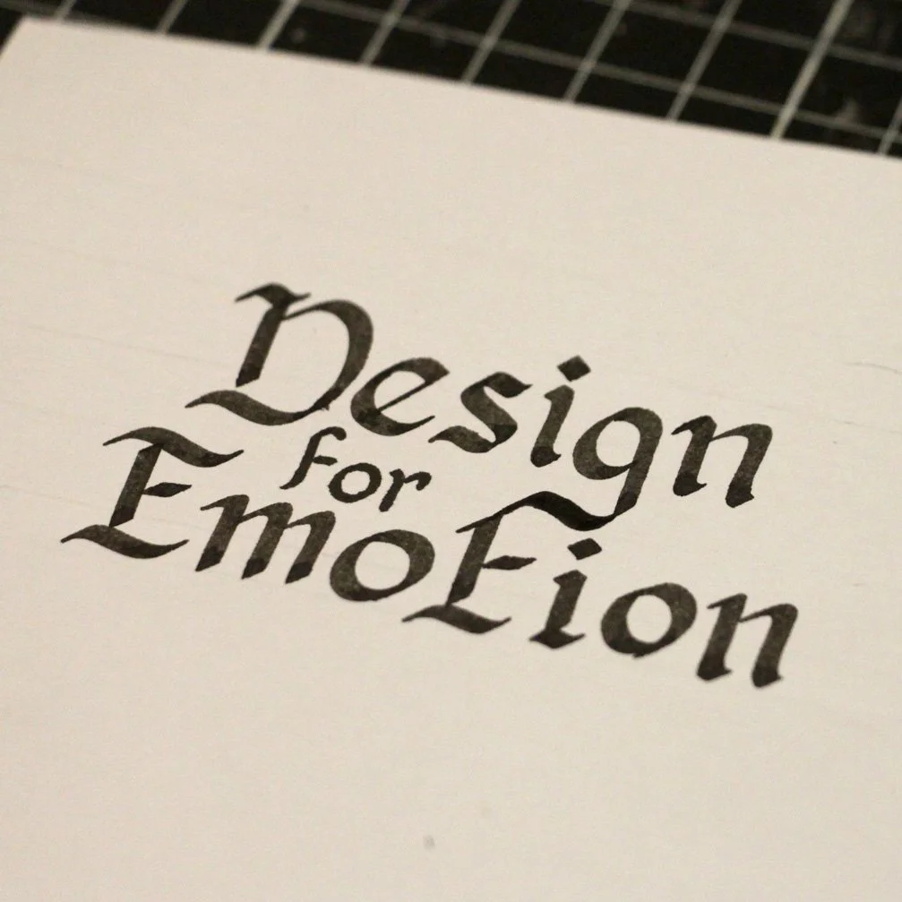 Experiment — hand lettering and craft
