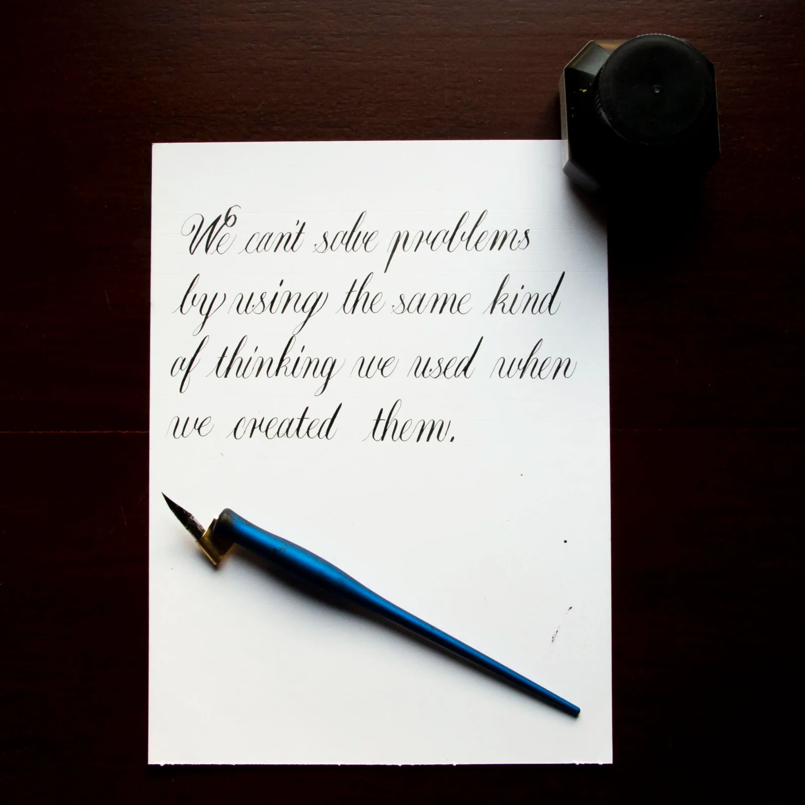 Experiment — hand lettering and craft