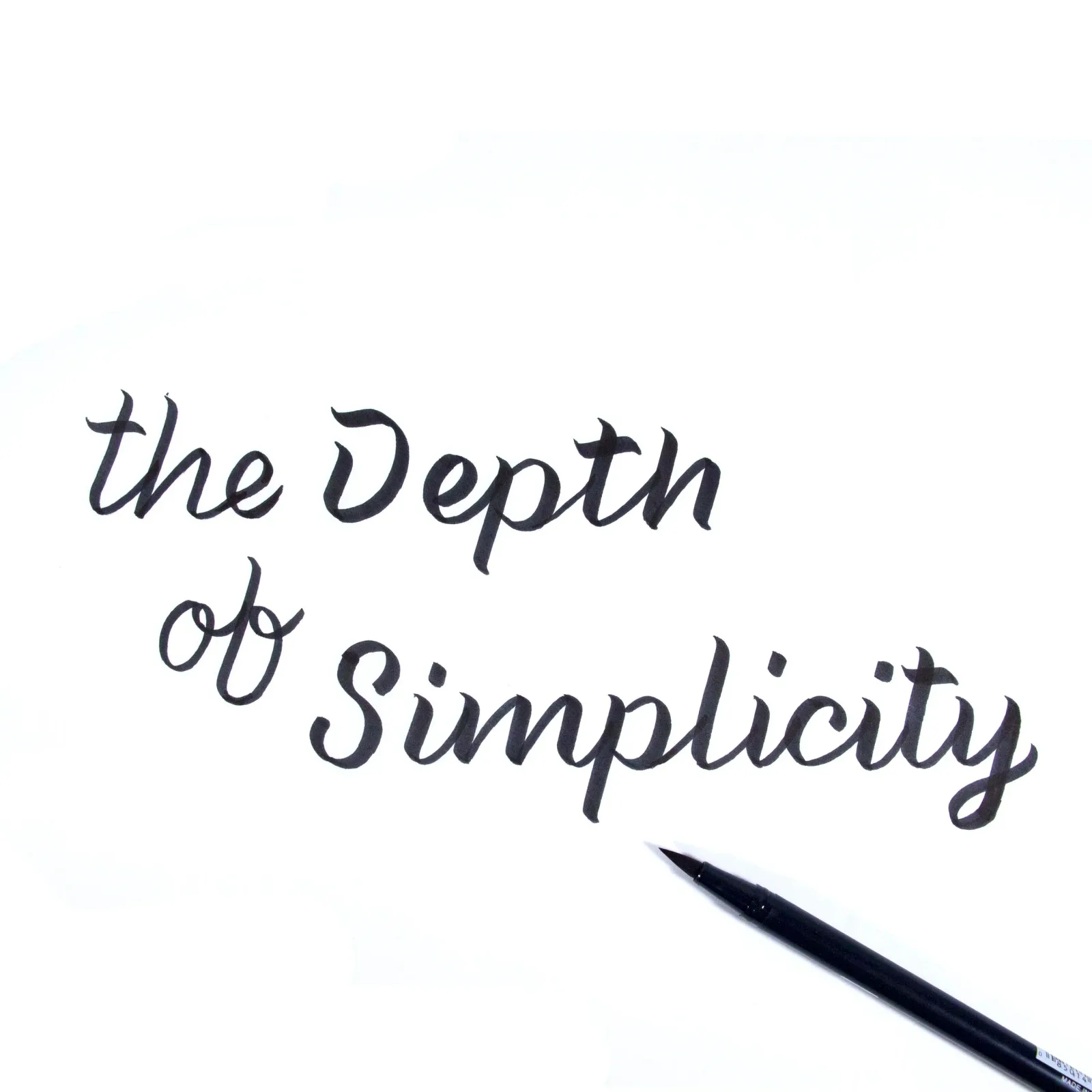Experiment — hand lettering and craft