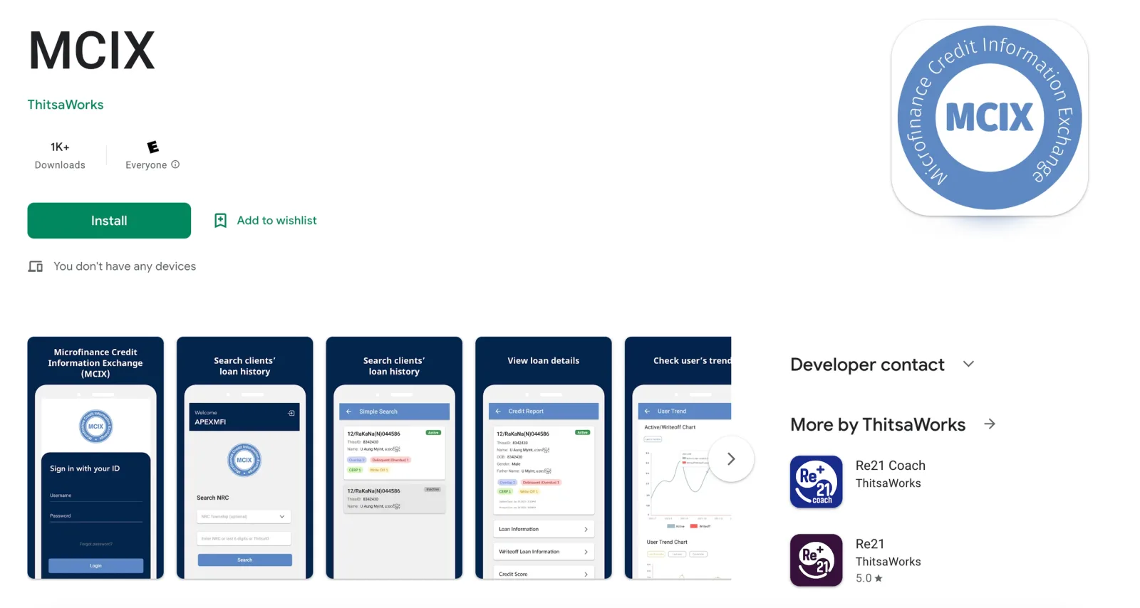 MCIX on the App Store